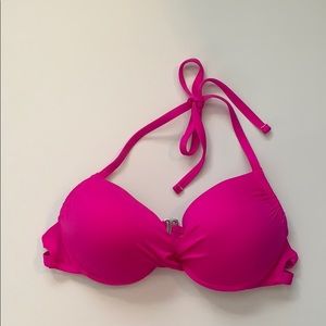 Target hot pink bikini top